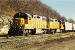 Westbound transfer comes out of the yard